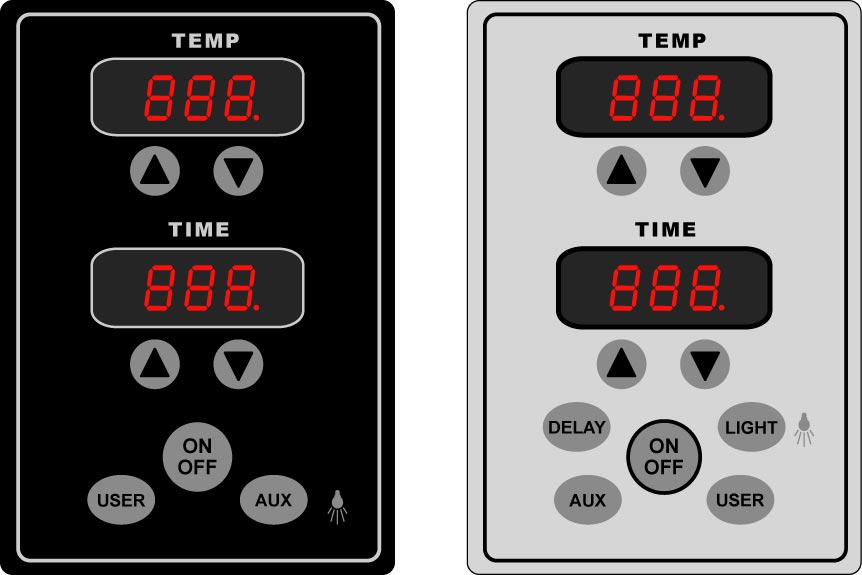 Sauna Control Panel SD-4PB Vertical